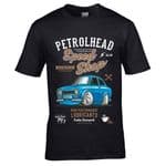 Premium Koolart Petrolhead Speed Shop Motif With Mk1 Escort Mexico Car Image Mens T-shirt Top