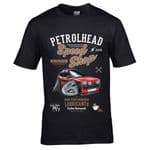 Premium Koolart Petrolhead Speed Shop Motif With Mk1 Fiesta XR2 Car Image Mens T-shirt Top