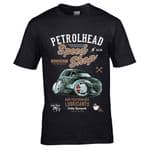 Premium Koolart Petrolhead Speed Shop Motif With PT Cruiser Car Image Mens T-shirt Top