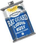 Rat Guard Liquid Rust RETRO OIL CAN Funny Design For Rat Look VW Vinyl Car sticker decal 110x70mm