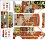 Ratlook Zombie Response themed vinyl SKIN Kit & Stickers To Fit Tamiya Lunchbox R/C Monster Truck