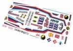 Retro Classic Race Car Livery themed vinyl stickers to fit R/C Tamiya Grasshopper