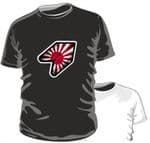 Rising Sun Flag With WAKABA Motif Young Leaf New Driver Novelty Design for mens or ladyfit t-shirt