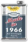 Vintage Aged Retro Oil Can Design Made in 1966 Vinyl Car sticker decal  70x110mm