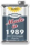 Vintage Aged Retro Oil Can Design Made in 1989 Vinyl Car sticker decal  70x110mm