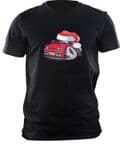 XMAS KOOLART CHRISTMAS SANTA HAT For MK3 FORD FIESTA RS TURBO RST mens or ladyfit t-shirt