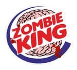 ZOMBIE KING Funny VINYL Car Van Bumper Window Sticker Decal JDM BLOOD SPLATTER 105x95mm