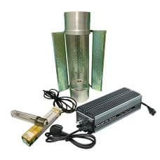 Maxibright Digilight Pro 600w Variable Ballast with Cool Tube 6" Reflector and Sun Lux Pro Bulb Lighting Kit