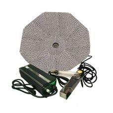 Solistek 600W Digital Ballast, Solistek 600W Bulb With Parabolic Reflector ( Silver, 1000mm ) Lighting Kit