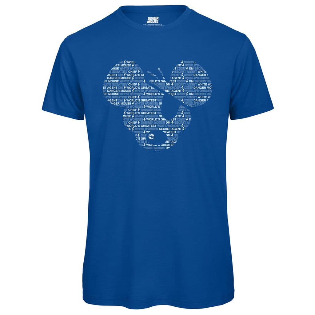 Officially Licensed Classic Merch Top Danger Mouse® 100% Secret Mens T-Shirt 