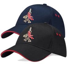 F-35 Fighter Union Jack Flag Flying Embroidered Aircraft Contrast Pilots Cap F35