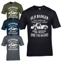 Old Banger (Vintage) T-Shirt - Good Condition Bodywork Needs Attention Mens Top