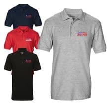 Red Arrows RAF Logo Display Team  Licenced Embroidered Polo T-shirt