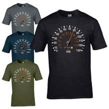Speedometer 1940 80th Birthday T-Shirt - Funny Feels Age Year Present Mens Gift