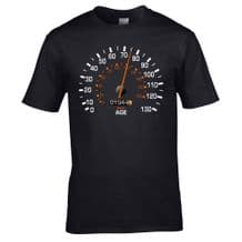 Speedometer 1944 Birthday T-Shirt - Funny Feels Age Year Present Mens Gift
