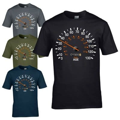 Speedometer 1985 35th Birthday T-Shirt - Funny Feels Age Year Present Mens Gift