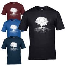 Tree of Life T-Shirt - Celtic Gardener Wicca Druid Pagan Mens Gift Top