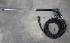 10 Mtr 3/8 2 Wire Pressure Washer Hose & Lance Kit