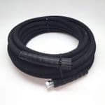 Black 3/8 Bore 2 Wire Pressure Washer Hose 2 x 3/8 BSP Female Various Lengths