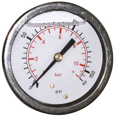 Details about   Wika 100PSI Pressure Gauge 1/4" 9311325 