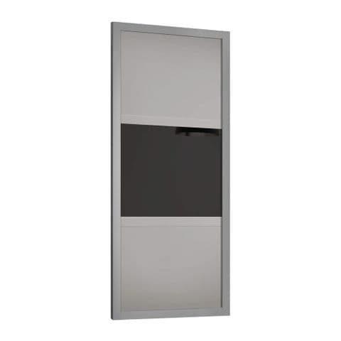 Shaker 610mm 3 panel Grey/black/Grey mixed door