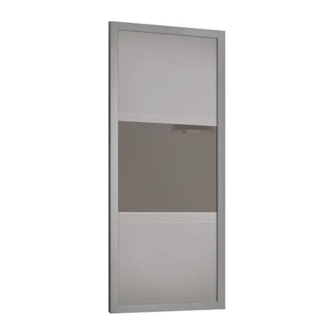 Shaker 610mm 3 panel Grey/cappuccino/Grey mixed door