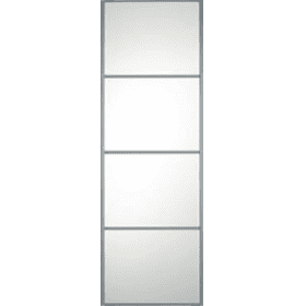4 Panel Silver Frame Mirror Door 762mm (30