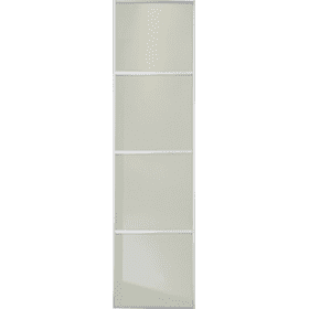 4 Panel Soft White Glass Door 610mm (24
